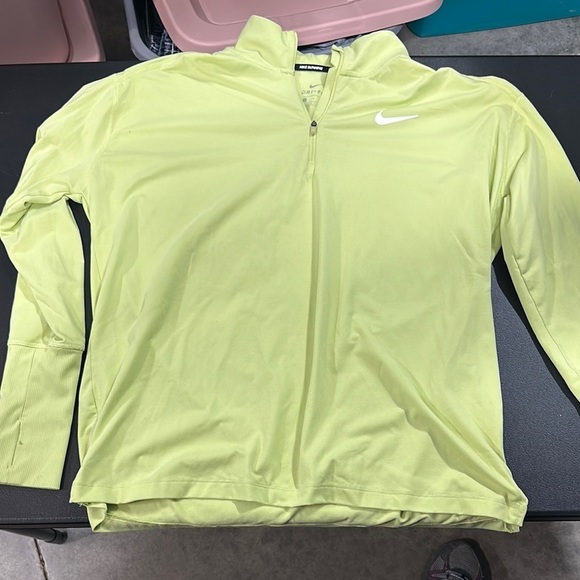 Nike yellow / green long sleeve performance shirt size large - Picture 4 of 8
